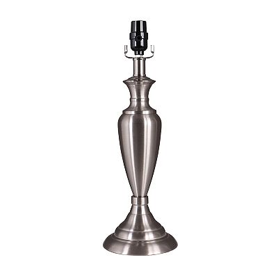 Brushed silver lamp clearance