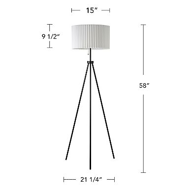 Black Tripod Floor Lamp