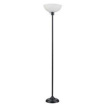 Black Torchiere Floor Lamp