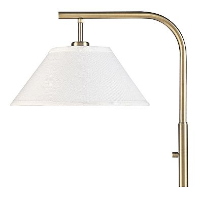 Brass Tone Downbridge Floor Lamp