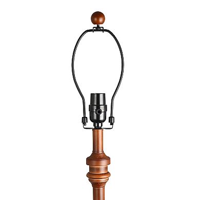 Walnut Traditional Floor Lamp