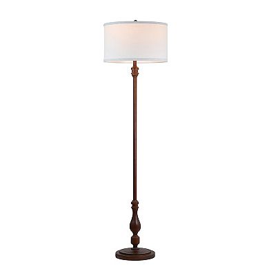 Walnut Traditional Floor Lamp