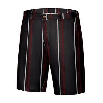 Striped Shorts For Men's Regular Fit Summer Chino Shorts Pants