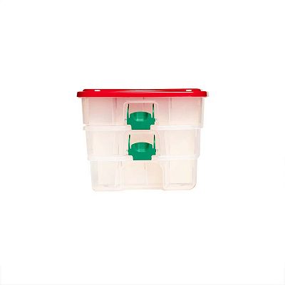 Homz 3-in-1 Clear Holiday Dividers Organizer