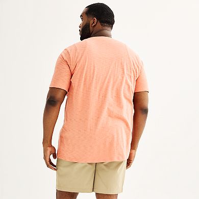 Big & Tall Sonoma Goods For Life® Everyday Short Sleeve Henley Tee