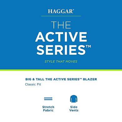 Big & Tall Haggar® The Active Series™ Classic Fit Blazer