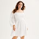 Plus Size White Dresses