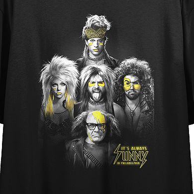 Juniors' It's Always Sunny in Philadelphia Cropped Graphic Tee