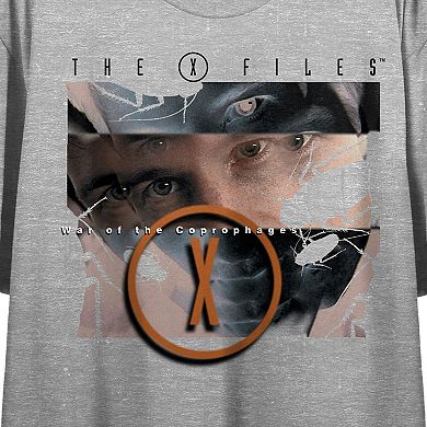 Juniors' The X-Files War Of Coprophages Cropped Graphic Tee