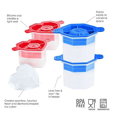 Tovolo Celebration Craft Ice Molds 4-piece Set