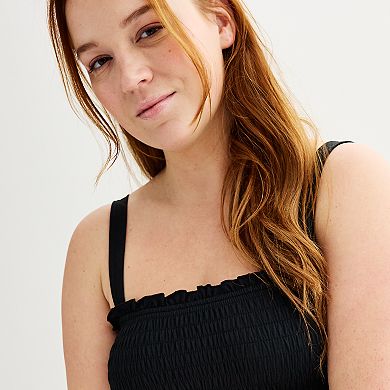 Juniors' Plus Size SO® Smocked Maxi Dress