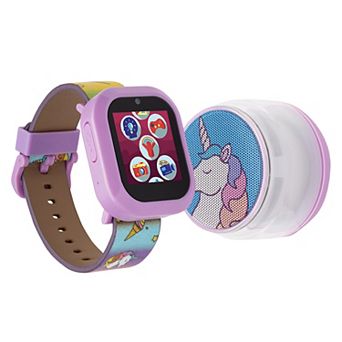 Playzoom V3 Purple Unicorn Smartwatch and Bluetooth Speaker Set