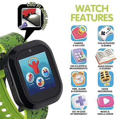 Playzoom V3 Green Alien UFO Smartwatch and Bluetooth Speaker Set