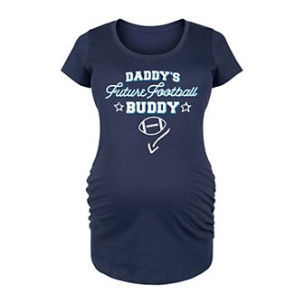 Maternity Daddys Future Football Buddy Graphic Tee