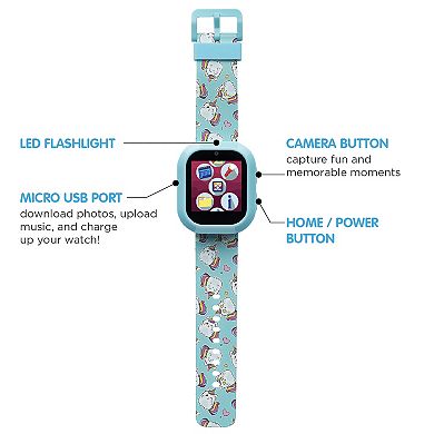 Playzoom V3 Light Blue Unicorn Smartwatch and Bluetooth Headphones Set
