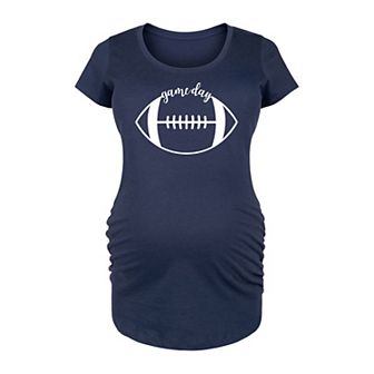 Maternity Game Day Football Graphic Tee