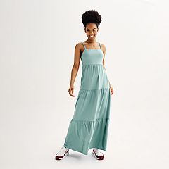 Womens Green Maxi Dresses