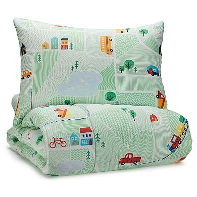 The Big One Kids™ Tucker Transport Reversible Comforter Set with Shams