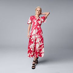 Simply Vera Vera Wang - Vera Vera Wang Pleated Midi Dress Sale