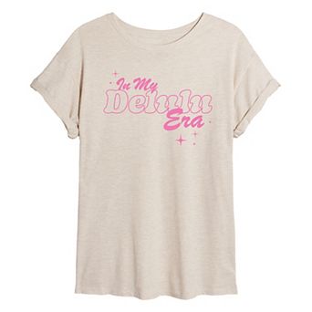 Juniors' In My Delulu Era Oversized Tee