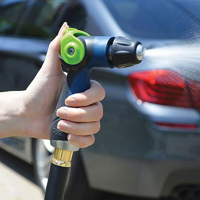 Ray Padula Thumb Control Garden Hose Nozzle with Quick Connect Set