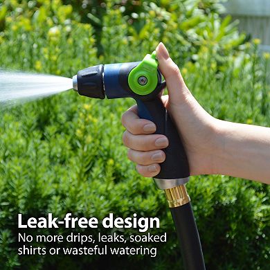 Ray Padula Thumb Control Garden Hose Nozzle with Quick Connect Set