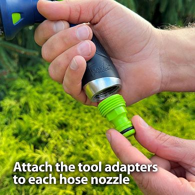 Ray Padula Thumb Control Garden Hose Nozzle with Quick Connect Set