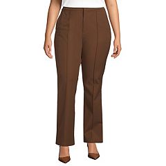 Metaphor Womens Modern Fit Bootcut Size 18 Short Brown Dress Pants! A2753