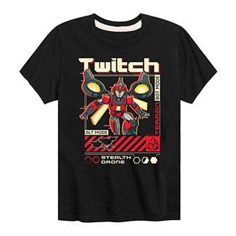 Boys 8-20 Transformers Twitch Graphic Tee