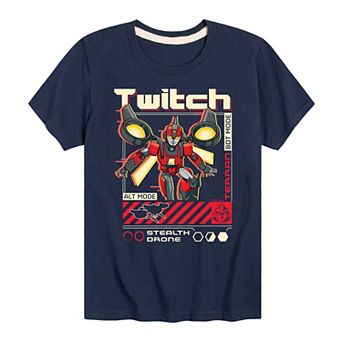 Boys 8-20 Transformers Twitch Graphic Tee