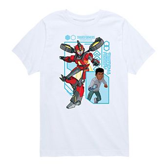 Boys 8-20 Transformers Twitch & Robby Graphic Tee