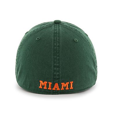 Men's '47 Green Miami Hurricanes Franchise Fitted Hat