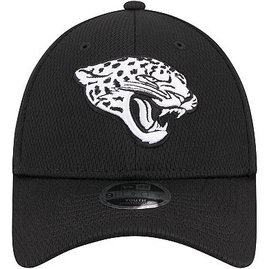 Youth New Era Black Jacksonville Jaguars Main B-Dub 9FORTY Adjustable Hat