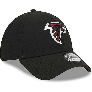 Men's New Era Black Atlanta Falcons Main 39THIRTY Flex Hat