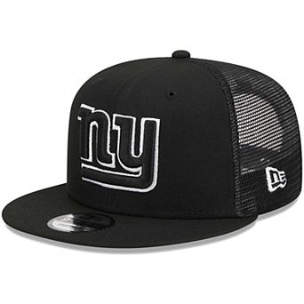 Men's New Era Black New York Giants Main Trucker 9FIFTY Snapback Hat