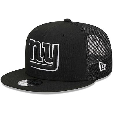 Men's New Era Black New York Giants Main Trucker 9FIFTY Snapback Hat