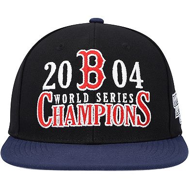 Men's Mitchell & Ness Black Boston Red Sox World Series Champs Snapback Hat