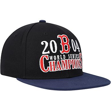 Men's Mitchell & Ness Black Boston Red Sox World Series Champs Snapback Hat