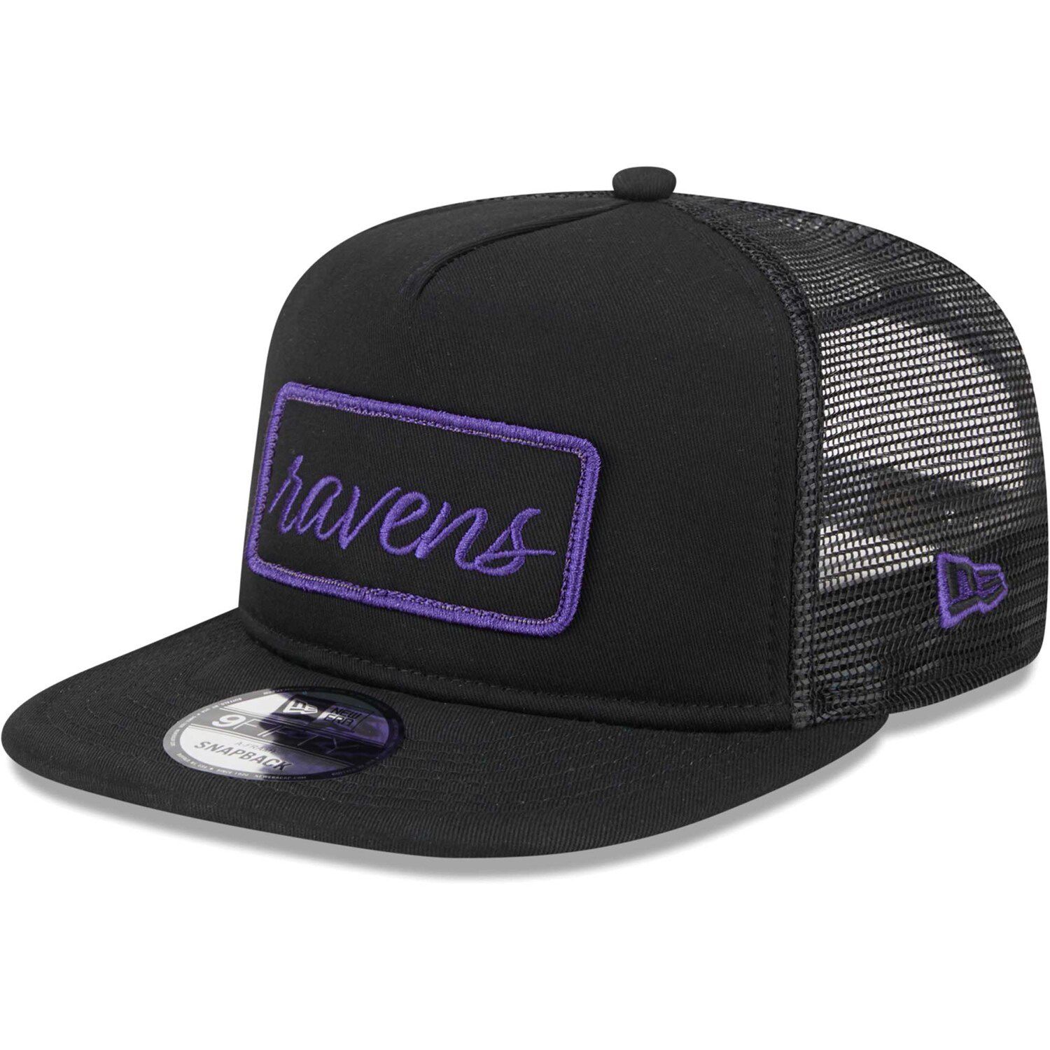 Casquette New Era 9Seventy - Baltimore Ravens - Snapback Réglable, Visière Courbée, Bandeau Anti-transpiration - 12