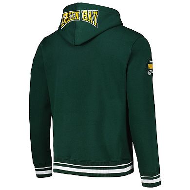 Men's Pro Standard Green Green Bay Packers Crest Emblem Pullover Hoodie
