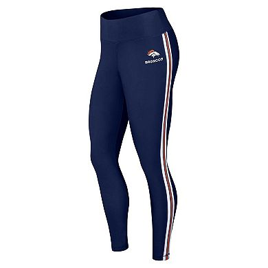 Women's WEAR by Erin Andrews Navy Denver Broncos Color Block Leggings