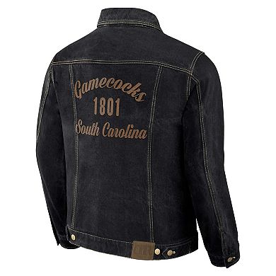 Men's Darius Rucker Collection by Fanatics Black South Carolina Gamecocks Button-Up Denim Jacket