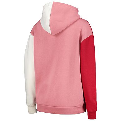 Women's Gameday Couture Crimson Washington State Cougars Hall of Fame Colorblock Pullover Hoodie