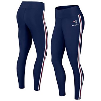 Women's WEAR by Erin Andrews Navy New England Patriots Color Block Leggings