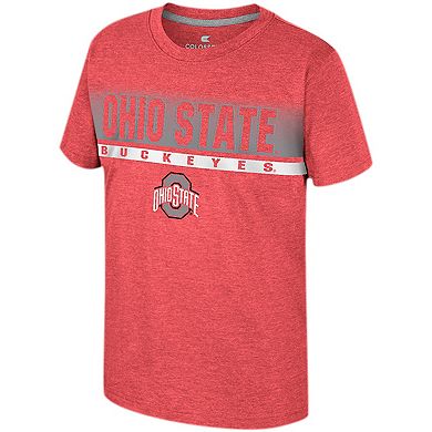 Youth Colosseum Scarlet Ohio State Buckeyes Finn T-Shirt