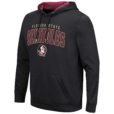 Men's Colosseum Black Florida State Seminoles ResistanceÂ Pullover Hoodie