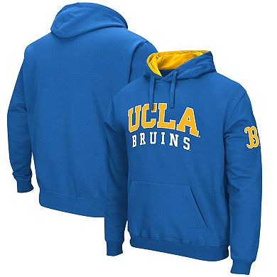 Men's Colosseum Blue UCLA Bruins Double Arch Pullover Hoodie