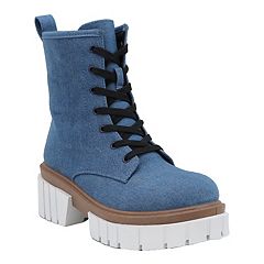 Kohls womens lace up boots hotsell