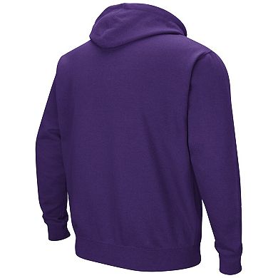 Men's Colosseum Purple TCU Horned Frogs Sunrise Pullover Hoodie