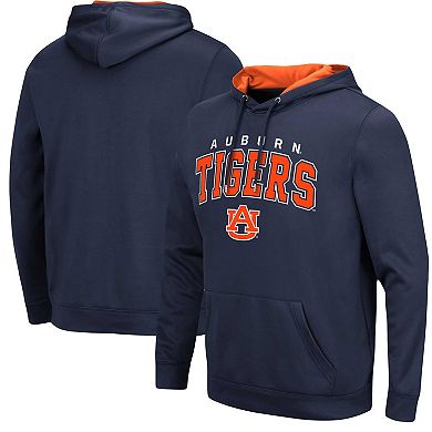 Men's Colosseum Navy Auburn Tigers ResistanceÂ Pullover Hoodie